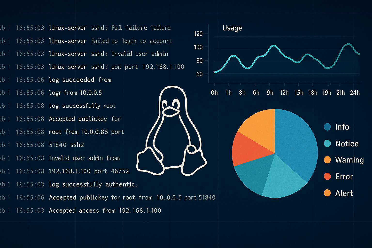 HackerVault-linux-logs-for-soc