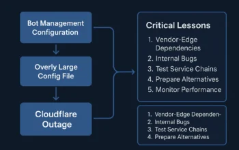 cloudflare outage explained critical lessons diagram