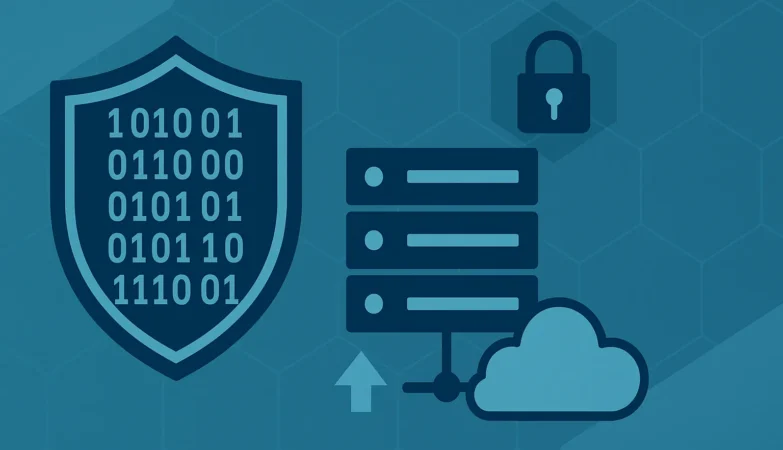 owasp security misconfiguration diagram showing cloud, servers, and security shield