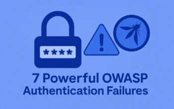 Extended guide: 7 powerful OWASP Authentication Failures — deep technical analysis, real breaches, mitigation playbooks, and advanced defenses for 2025.